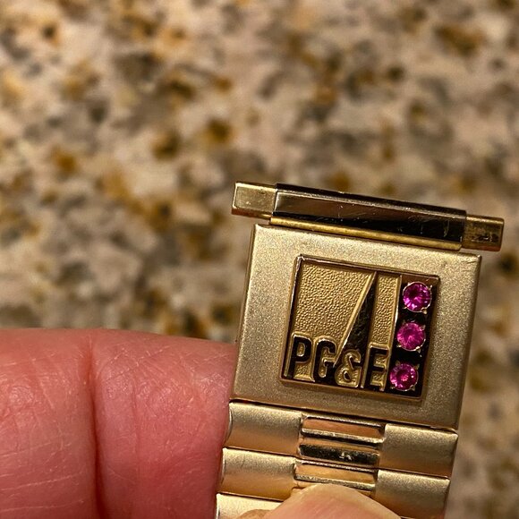 Speidel Twist O-Flex Expansion Watchband 18mm Personal'd 3 Natural Ruby 0.07 NEW - Picture 2 of 9